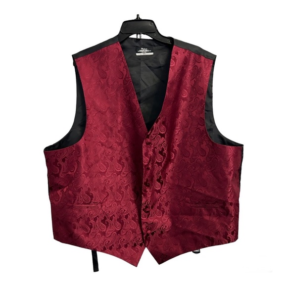 Men’s Burgundy Vest Size XXXL New - Picture 2 of 5